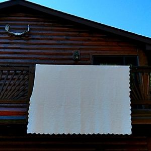 ⚜️ EUC Cotton, CREAM MATTELASE Bedspread COTTON ⚜️ 90 X 84